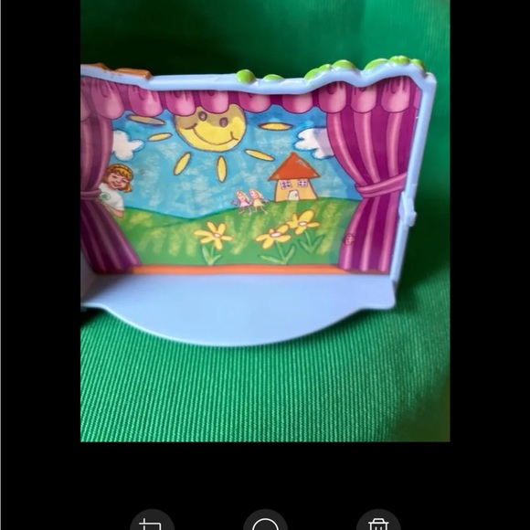 Fisher Price Sweet Streets dollhouse CAMP CABIN Canoe Firepit table DOLL lot - Picture 5 of 6